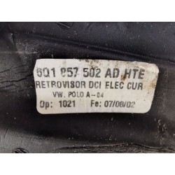 Recambio de retrovisor derecho para volkswagen polo (9n1) highline referencia OEM IAM 6Q1857502AD E14156 