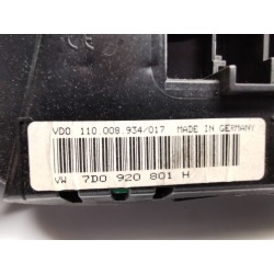 Recambio de cuadro instrumentos para volkswagen transporter t4 furgoneta (70a, 70h, 7da, 7dh) 1.9 td referencia OEM IAM 7D092080
