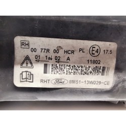 Recambio de faro derecho para ford focus ii (da_, hcp, dp) 1.6 tdci referencia OEM IAM 8M5113W029 0077R00HCR 