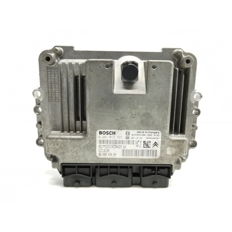 Recambio de centralita motor uce para peugeot 207/207+ (wa_, wc_) 1.4 hdi referencia OEM IAM 9664843480 0281012523 EDC16C34