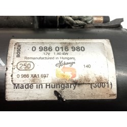 Moteur de démarrage Volkswagen Polo IV (9N_, 9A_) | Desguace Becerril