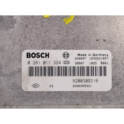 Recambio de centralita motor uce para renault laguna ii (bg0/1_) 1.9 dci (bg0r, bg0e) referencia OEM IAM 0281011324 8200309316 