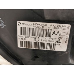 Recambio de faro izquierdo para renault megane iii coupe privilege referencia OEM IAM 260600017R  