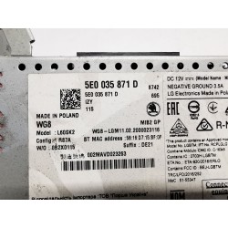 Recambio de sistema audio / radio cd para skoda octavia iii combi (5e5, 5e6) 2.0 tdi referencia OEM IAM 5E0035871D  