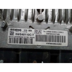 Recambio de centralita motor uce para citroen c3 1.4 hdi exclusive referencia OEM IAM 9653447480 HW9648624280 5WS40068CT