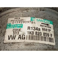 Recambio de compresor aire acondicionado para volkswagen golf v variant (1k5) 1.9 tdi referencia OEM IAM 1K0820859F  
