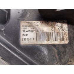 Recambio de faro derecho para peugeot 207 confort referencia OEM IAM 9649986180 89900871 