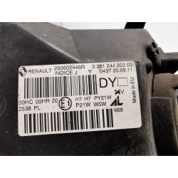 Recambio de faro izquierdo para renault megane iii hatchback (bz0/1_, b3_) 1.5 dci (bz0c) referencia OEM IAM 260602446R  
