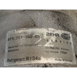 Recambio de compresor aire acondicionado para honda cr-v (rd8) es referencia OEM IAM 8FK351  