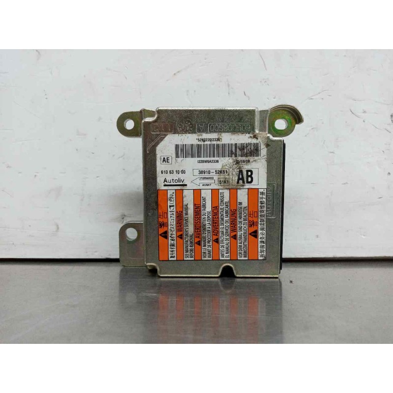Recambio de centralita airbag para opel agila b enjoy referencia OEM IAM 610631000 3891052K81 Recambio de centralita airbag para opel agila b enjoy referencia OEM IAM 610631000 3891052K81