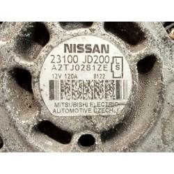 Recambio de alternador para nissan qashqai (j10) acenta referencia OEM IAM 23100JD200  