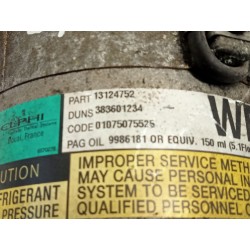 Compressore dell'aria condizionata Opel Astra h (A04) | Desguace Becerril