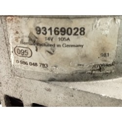 Alternateur Opel Astra h (A04) | Desguace Becerril