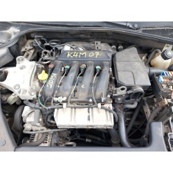 تفكيك Renault laguna II (BG0/1_) 1.6 16V (BG0A, BG0L) Gasolina من عام 2004 بمحرك K4M 710,K4M 714