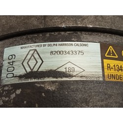 Recambio de compresor aire acondicionado para renault laguna ii (bg0/1_) 1.9 dci (bg08, bg0g) referencia OEM IAM 8200343375  