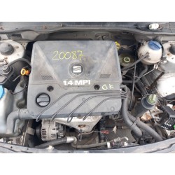 Aufschlüsselung der Teile für Seat ibiza II (6K1) 1.4 i Gasolina aus dem Jahr 1999 mit Motor ABD,AEX,AKK,AKV,ANW,APQ,AUD