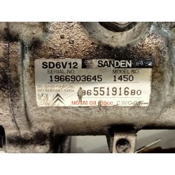 Recambio de compresor aire acondicionado para citroën c2 (jm_) 1.4 hdi referencia OEM IAM 9655191680 1936403645 SD6V12