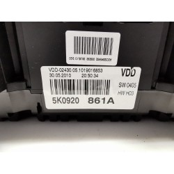 Instrument cluster Volkswagen Golf VI (5K1) | Becerril Scrap Yard
