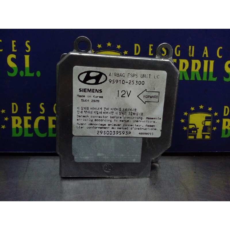 Recambio de centralita airbag para hyundai accent (lc) gls referencia OEM IAM 9591025300 5WK42929 Recambio de centralita airbag para hyundai accent (lc) gls referencia OEM IAM 9591025300 5WK42929