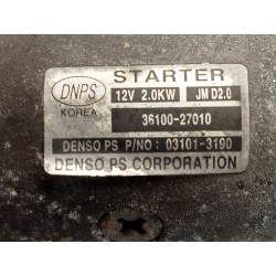 Starter motor Hyundai Sonata V (nf) | Becerril Scrap Yard
