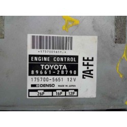 Recambio de centralita motor uce para toyota celica (t20) referencia OEM IAM 896612B790 1757005651 