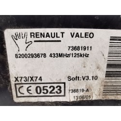 Card holder Renault Laguna II (BG0/1_) | Becerril Scrap Yard