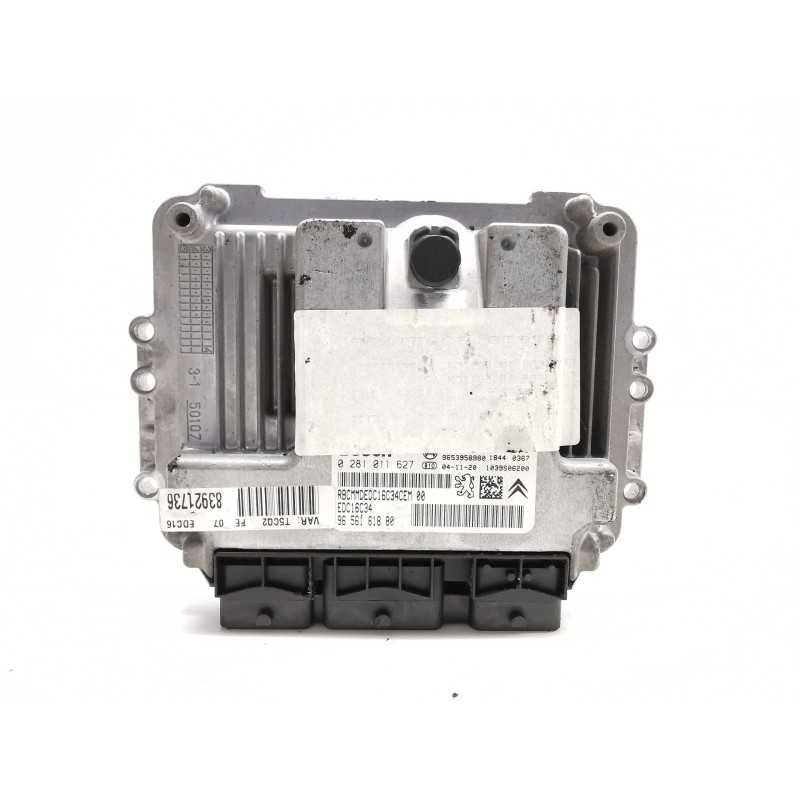 Recambio de centralita motor uce para peugeot 307 sw (3h) 1.6 hdi 110 referencia OEM IAM 9656161880 0281011627 EDC16C34 / 965395