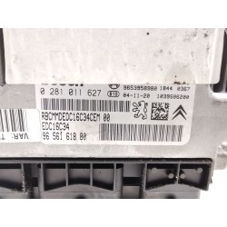 Recambio de centralita motor uce para peugeot 307 sw (3h) 1.6 hdi 110 referencia OEM IAM 9656161880 0281011627 EDC16C34 / 965395