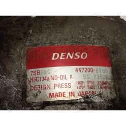 Recambio de compresor aire acondicionado para bmw serie 5 berlina (e39) 525tds referencia OEM IAM 4472009790  
