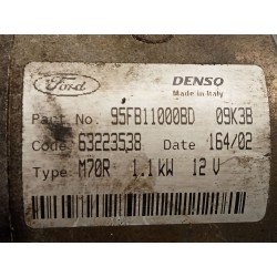 محرك بداية Ford Ka (RB_) | Desguace Becerril