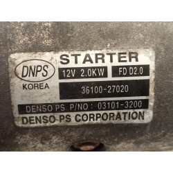 Starter motor Hyundai I30 (fd) | Becerril Scrap Yard