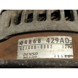 Recambio de alternador para chrysler voyager (rg) 2.5 crd executive referencia OEM IAM 4868429AD  