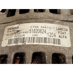 Recambio de alternador para alfa romeo giulietta (191) 1.6 jtdm cat referencia OEM IAM 51820624  
