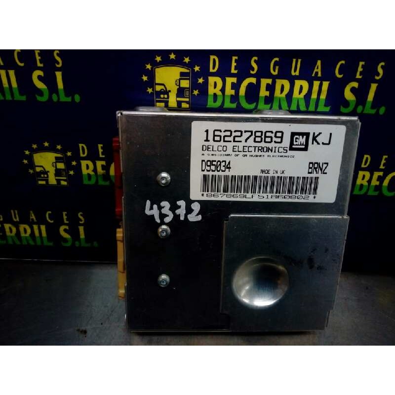 Recambio de centralita motor uce para opel astra f berlina básico referencia OEM IAM 16227869 D95034 Recambio de centralita motor uce para opel astra f berlina básico referencia OEM IAM 16227869 D95034