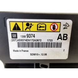 Unité de contrôle airbag Opel Astra j (P10) | Desguace Becerril