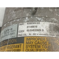 Recambio de compresor aire acondicionado para renault megane ii berlina 5p business referencia OEM IAM 8200309193  