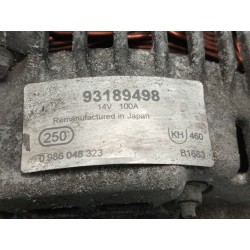 Recambio de alternador para opel astra h berlina cosmo referencia OEM IAM 93189498  