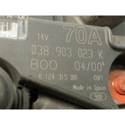 Recambio de alternador para seat ibiza (6k1) select referencia OEM IAM 038903023K  