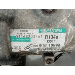 Recambio de compresor aire acondicionado para citroën c4 berlina collection referencia OEM IAM 9651910980  