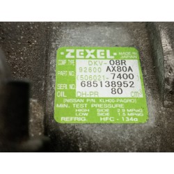 Recambio de compresor aire acondicionado para nissan note (e11e) 1.4 cat referencia OEM IAM 92600AX80A  