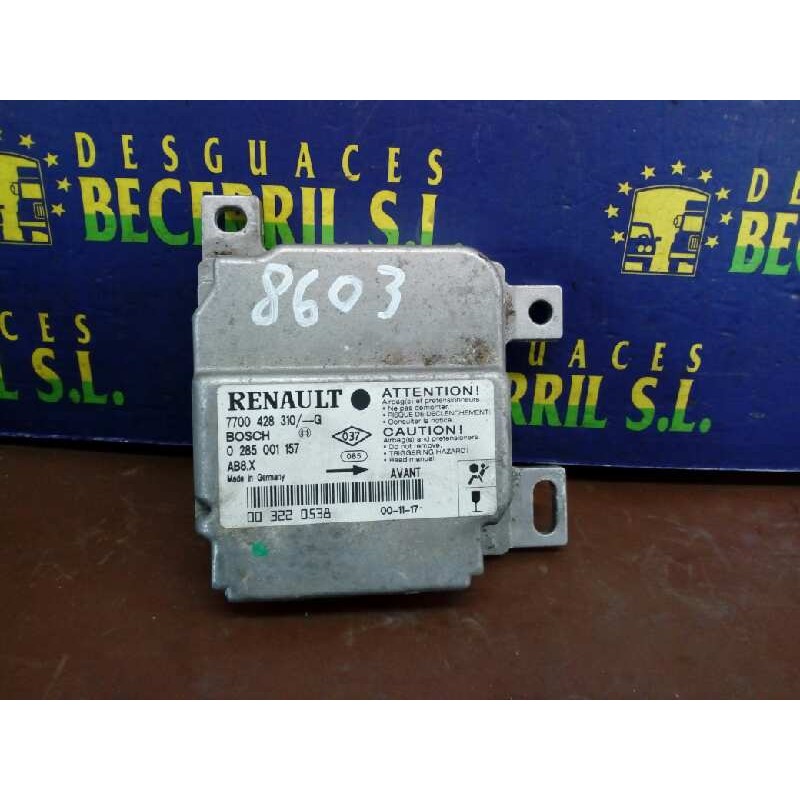 Recambio de centralita airbag para renault clio ii fase i (b/cbo) 1.9 dti alize referencia OEM IAM 7700428310 0285001157 Recambio de centralita airbag para renault clio ii fase i (b/cbo) 1.9 dti alize referencia OEM IAM 7700428310 0285001157