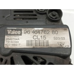Recambio de alternador para citroën c3 1.4 hdi sx plus referencia OEM IAM 9646476280  