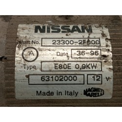 Motore di avviamento Nissan Primera berlina (P11) | Desguace Becerril