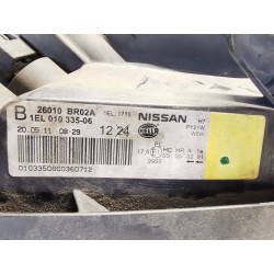 Recambio de faro derecho para nissan qashqai i (j10, nj10) 1.5 dci referencia OEM IAM 26010JD95A 26010BR02A 