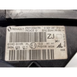 Farol direito Renault Captur I (J5_, H5_) | Desguace Becerril