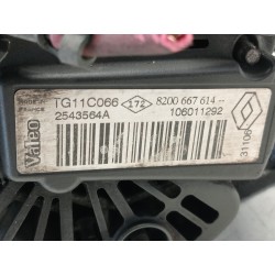 Recambio de alternador para renault megane ii berlina 5p referencia OEM IAM 8200667614 2543564A 