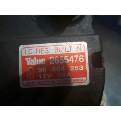 Recambio de alternador para chevrolet kalos 1.2 s (d/a) referencia OEM IAM 96404263 2655476 