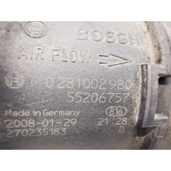 Recambio de caudalímetro para fiat punto (199) referencia OEM IAM 55206757 0281002980 
