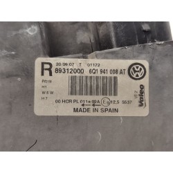 Farol direito Volkswagen Polo IV (9N_, 9A_) | Desguace Becerril