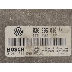 Recambio de centralita motor uce para seat toledo (5p2) exclusive referencia OEM IAM 03G906016FH 0281011909 